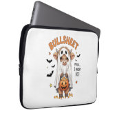 Bullsheet Highland-Rind Lustiger Geist Laptopschutzhülle (Vorne Rechts)