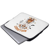 Bullsheet Highland-Rind Lustiger Geist Laptopschutzhülle (Vorne Knopf)