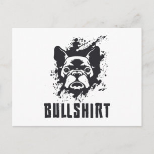 Bullshirt, Französisch Bullshirt, Vintages Funny G Postkarte