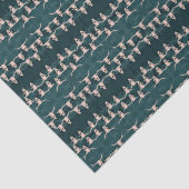 Bullskull Country Western Grün Vintag rustikal Seidenpapier (Ausschnitt)