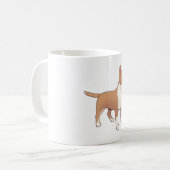 Bullterer Magie Kaffeetasse (Vorderseite Links)