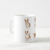Bullterer Magie Kaffeetasse (Vorderseite Links)