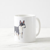 Bullterer Magie Kaffeetasse (VorderseiteRechts)