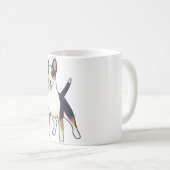 Bullterer Magie Kaffeetasse (VorderseiteRechts)