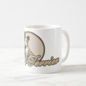 Bullterrier BETTY Kaffeetasse (VorderseiteRechts)