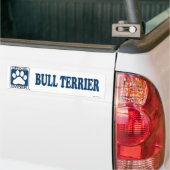 Bullterrier-Blau Autoaufkleber (Auf Lkw)