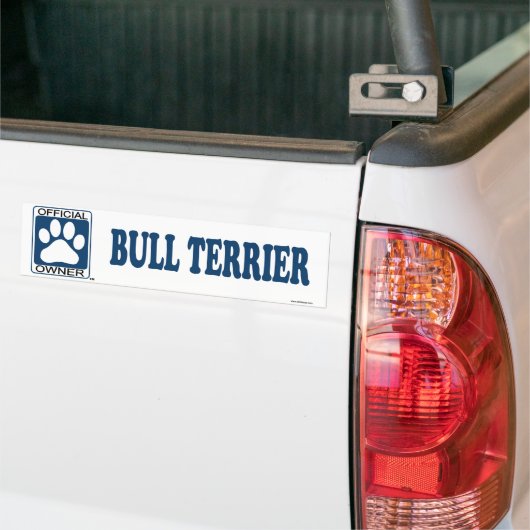Bullterrier-Blau Autoaufkleber (Auf Lkw)