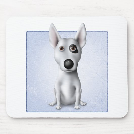 Bullterrier BULLT1 Mousepad (Vorne)