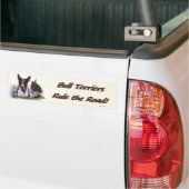 bullterrier_bumpersticker autoaufkleber (Auf Lkw)
