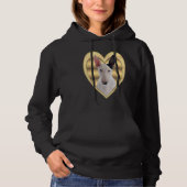 Bullterrier Dog Heart Bullterrier Hoodie (Vorderseite)