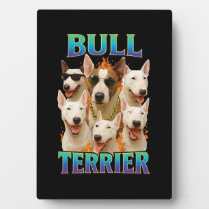Bullterrier fotoplatte