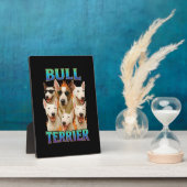 Bullterrier fotoplatte (Seite)