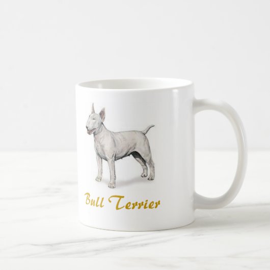 Bullterrier, Hundeliebhaber reichlich! Kaffeetasse (Rechts)