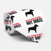 Bullterrier Krawatte (Gerollt)