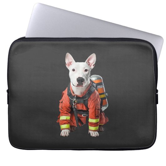 Bullterrier Laptopschutzhülle (Vorderseite)