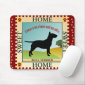 Bullterrier Mousepad (Mit Mouse)