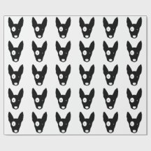 BULLTERRIER-MUSTER Packpapier