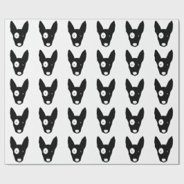 BULLTERRIER-MUSTER Packpapier