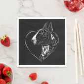 Bullterrier   serviette (Beispiel)