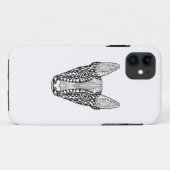 Bullterrier-Skizze Case-Mate iPhone Hülle (Rückseite (Horizontal))