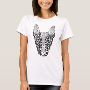 Bullterrier-Skizze T-Shirt