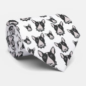 Bullterrier-Spätzundung! Entzückender Krawatte (Gerollt)