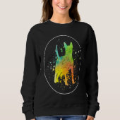 Bullterrier Vintage Sweatshirt (Vorderseite)