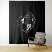 Bullterrier wandteppich (Beispiel)