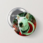 Bullterrierweihnachten Button (Vorne & Hinten)
