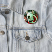 Bullterrierweihnachten Button (Beispiel)