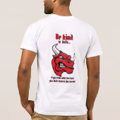 Bullwarnung T-Shirt (Rückseite)