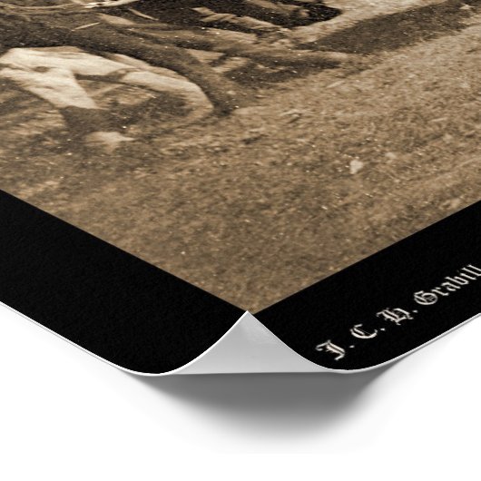 Bullwhacking Oxen SD 1887 Poster (Ecke)