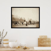 Bullwhacking Oxen SD 1887 Poster (Küche)