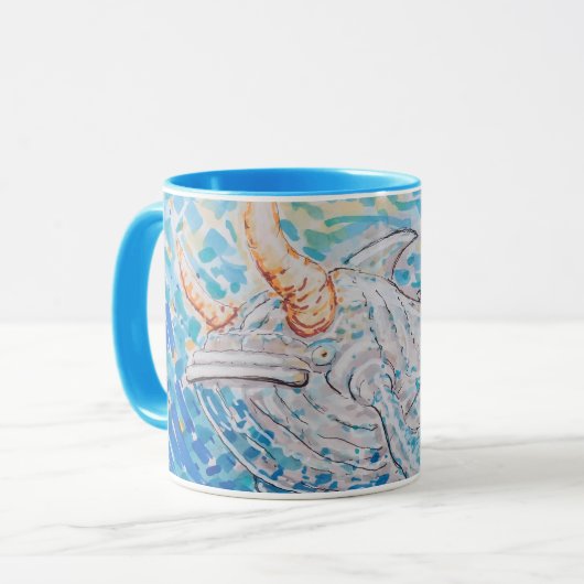 Bullwhale Tasse (Vorderseite Links)