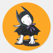 Bully BatDog KiniArt Sticker (Vorderseite)