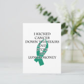 Bully Cancer (Aquamarines Band) Postkarte (Stehend Vorderseite)