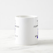 Bully Cancer (Dark Blue Ribbon) Kaffeetasse (Mittel)