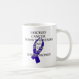 Bully Cancer (Dark Blue Ribbon) Kaffeetasse