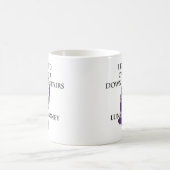 Bully Cancer (Lila Band) Kaffeetasse (Mittel)