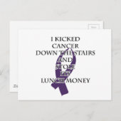 Bully Cancer (Lila Band) Postkarte (Vorne/Hinten)