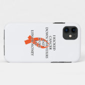 Bully Cancer (Orange Ribbon) Case-Mate iPhone Hülle (Rückseite (Horizontal))