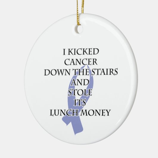 Bully Cancer (Periwinkle Ribbon) Keramik Ornament (Links)