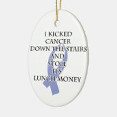 Bully Cancer (Periwinkle Ribbon) Keramikornament (Links)