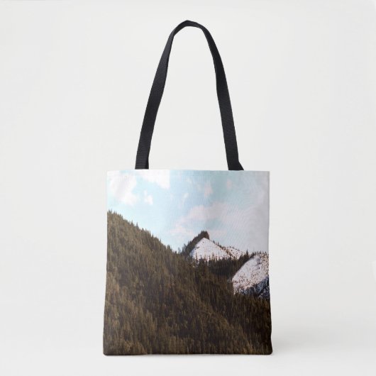 Bully Choop mit Schnee.... Tasche (Vorderseite)