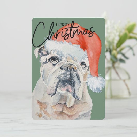 Bully Christmas Card (Stehend Vorderseite)