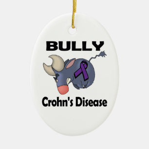 BULLy Crohns Disease (lila) Keramik Ornament
