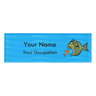 Bully Fish Namenschild