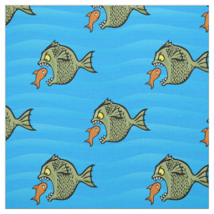 Bully Fish Pattern Stoff