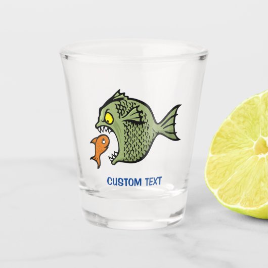Bully Fish Schnapsglas (Vorderseite)