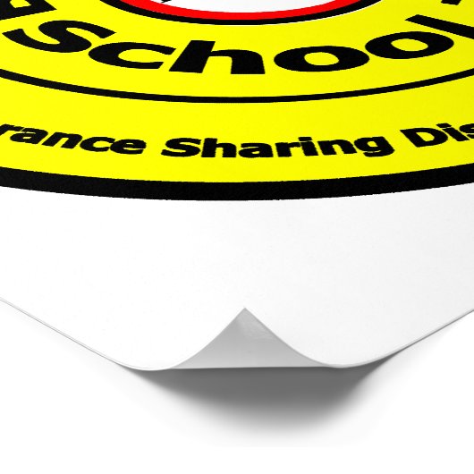 Bully Free School Zone Poster (Ecke)